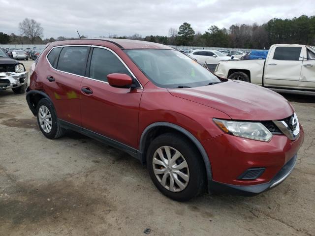 JN8AT2MT2GW002534 - 2016 NISSAN ROGUE S RED photo 4