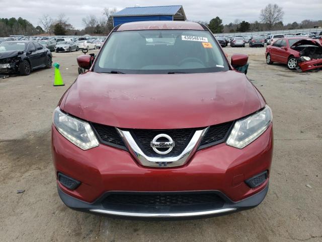 JN8AT2MT2GW002534 - 2016 NISSAN ROGUE S RED photo 5