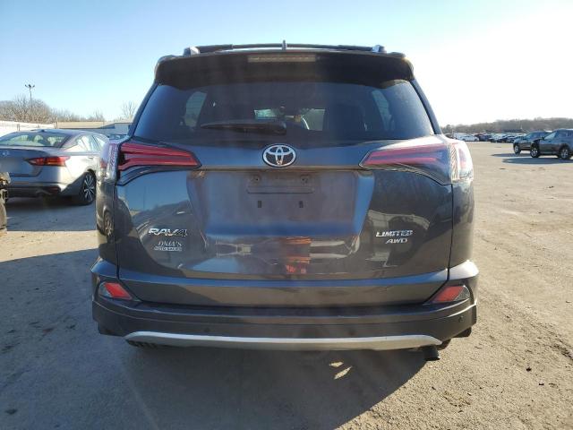 2T3DFREV5GW486559 - 2016 TOYOTA RAV4 LIMITED GRAY photo 6