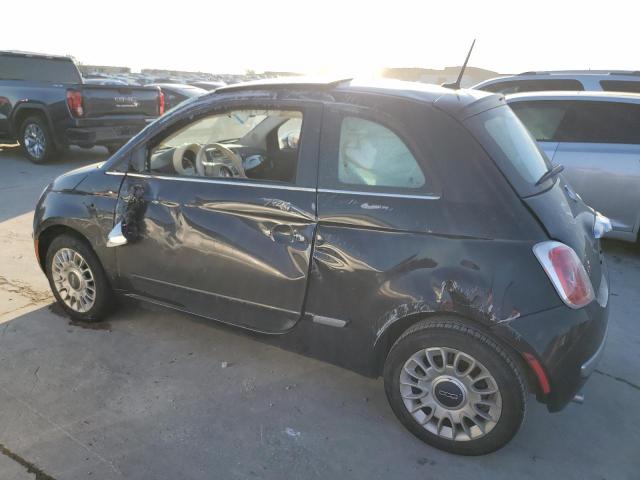 3C3CFFCR2DT529326 - 2013 FIAT 500 LOUNGE BLACK photo 2