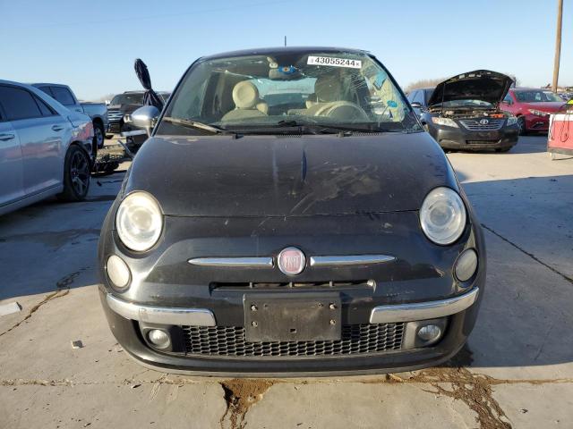 3C3CFFCR2DT529326 - 2013 FIAT 500 LOUNGE BLACK photo 5