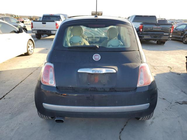 3C3CFFCR2DT529326 - 2013 FIAT 500 LOUNGE BLACK photo 6