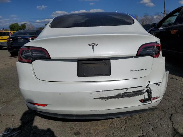 5YJ3E1EBXNF129967 - 2022 TESLA MODEL 3 WHITE photo 6