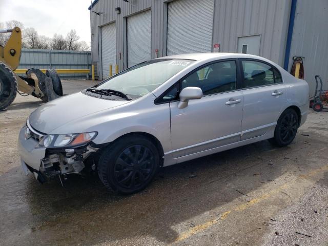 1HGFA16507L008772 - 2007 HONDA CIVIC LX SILVER photo 1