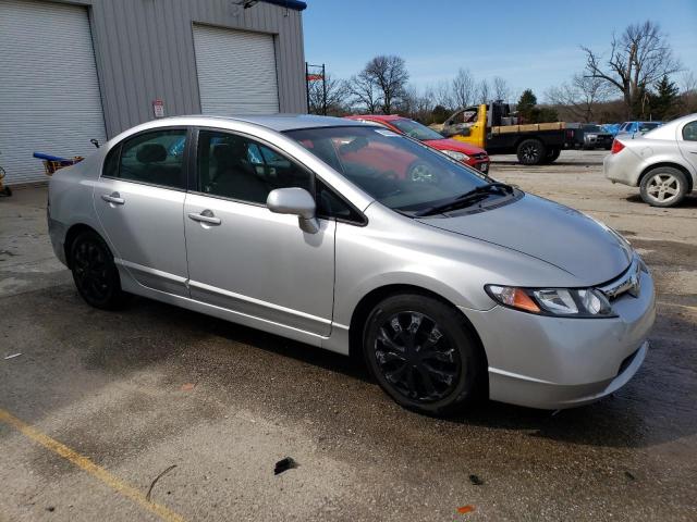 1HGFA16507L008772 - 2007 HONDA CIVIC LX SILVER photo 4