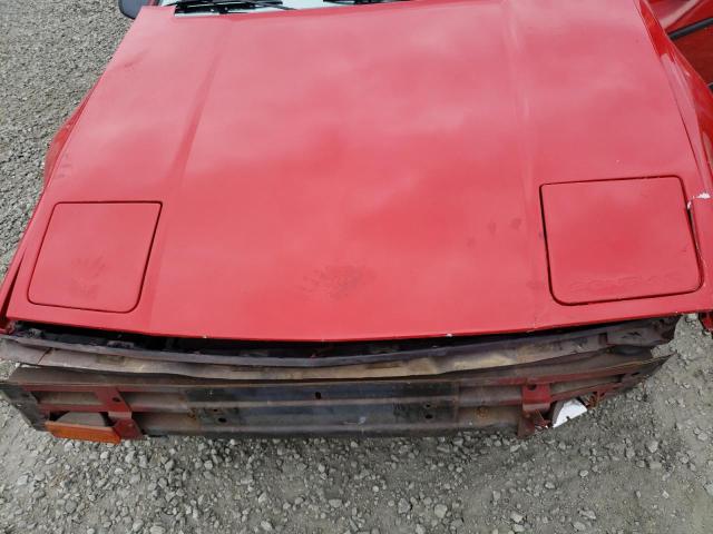 1G2PG9790GP279720 - 1986 PONTIAC FIERO GT RED photo 11