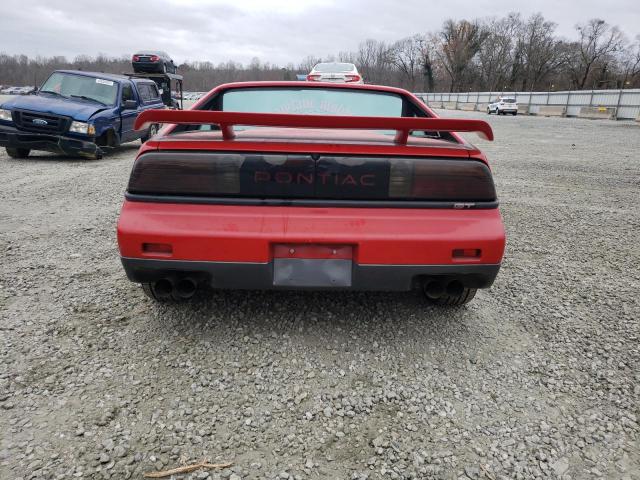 1G2PG9790GP279720 - 1986 PONTIAC FIERO GT RED photo 6