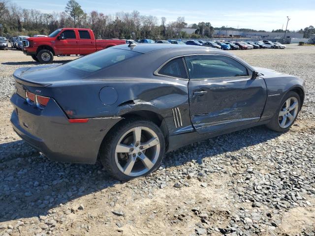 2G1FB1ED9B9166525 - 2011 CHEVROLET CAMARO LT CHARCOAL photo 3