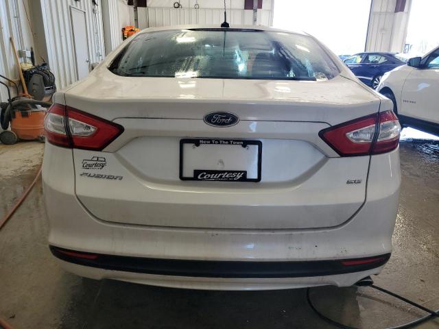 3FA6P0H70ER352919 - 2014 FORD FUSION SE WHITE photo 6