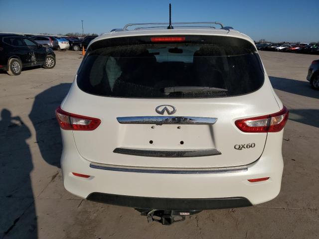 5N1AL0MN1FC524178 - 2015 INFINITI QX60 WHITE photo 6