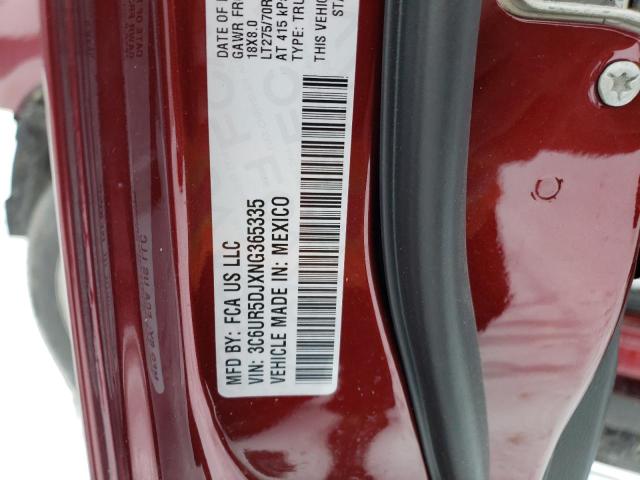 3C6UR5DJXNG365335 - 2022 RAM 2500 BIG HORN/LONE STAR RED photo 13