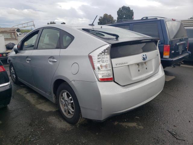 JTDKN3DU8A0067486 - 2010 TOYOTA PRIUS SILVER photo 2