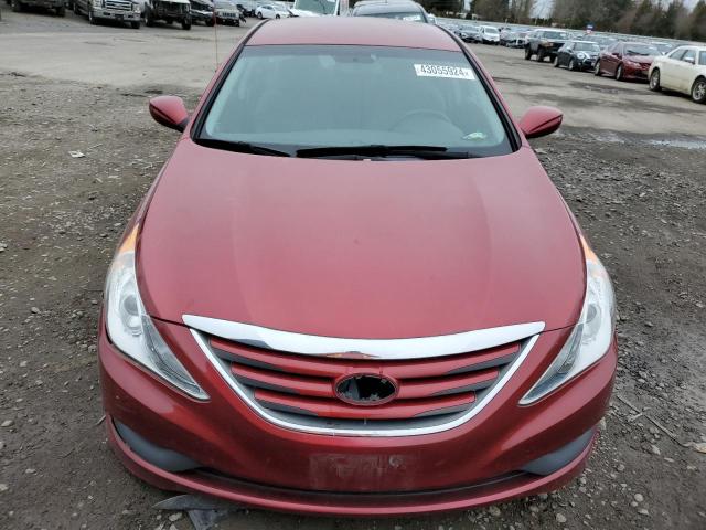 5NPEB4AC3EH812614 - 2014 HYUNDAI SONATA GLS RED photo 5