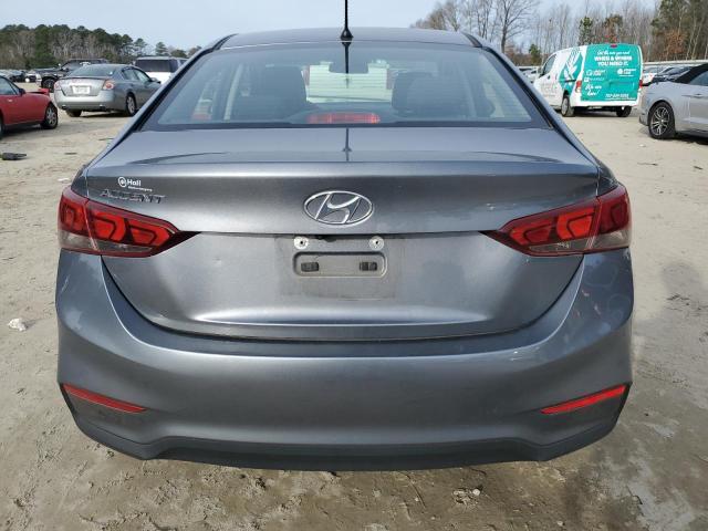 3KPC24A32KE063053 - 2019 HYUNDAI ACCENT SE GRAY photo 6