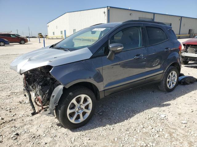 MAJ6P1UL1JC230653 - 2018 FORD ECOSPORT SE GRAY photo 1