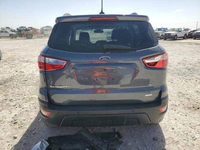 MAJ6P1UL1JC230653 - 2018 FORD ECOSPORT SE GRAY photo 6