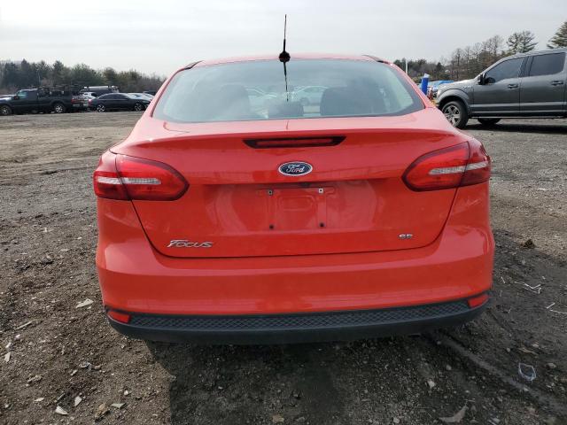 1FADP3F25HL232603 - 2017 FORD FOCUS SE RED photo 6