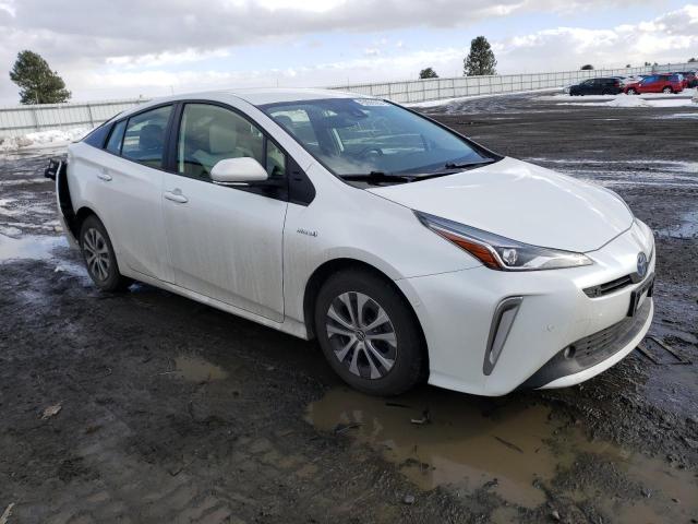 JTDL9MFU0N3034112 - 2022 TOYOTA PRIUS LE WHITE photo 4