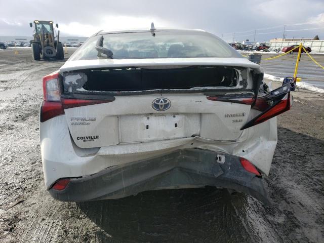 JTDL9MFU0N3034112 - 2022 TOYOTA PRIUS LE WHITE photo 6