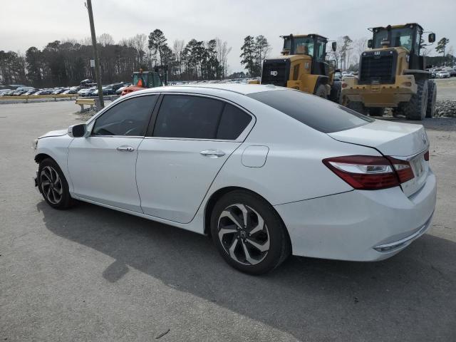 1HGCR2F75GA111166 - 2016 HONDA ACCORD EX WHITE photo 2