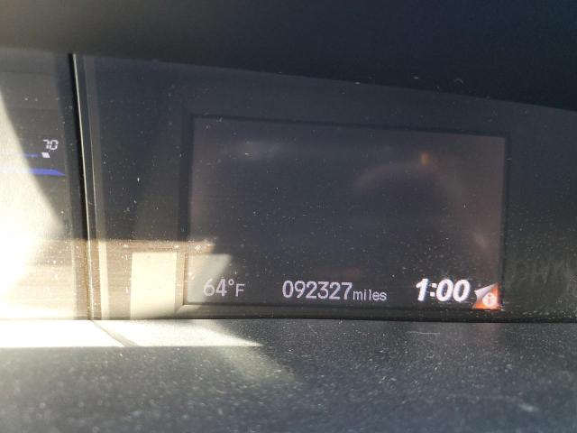 2HGFG3B04CH526279 - 2012 HONDA CIVIC EXL წითელი ფოტო 9