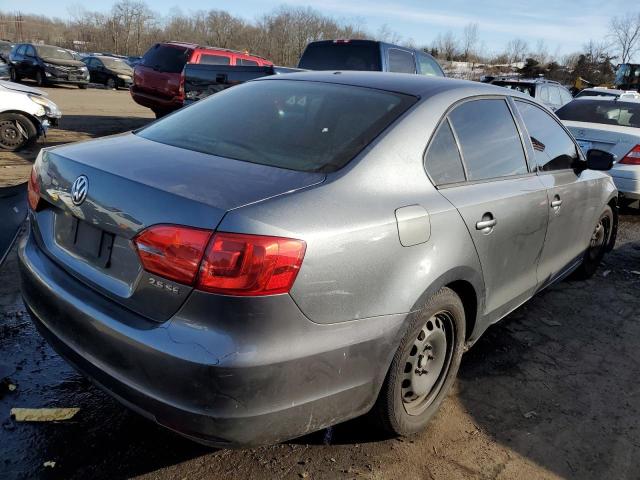 3VWDP7AJ2CM452849 - 2012 VOLKSWAGEN JETTA SE GRAY photo 3