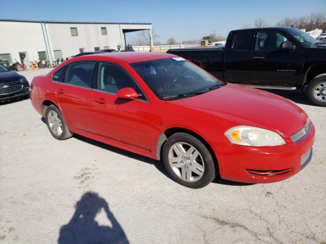 2G1WG5E34D1117587 - 2013 CHEVROLET IMPALA LT RED photo 4