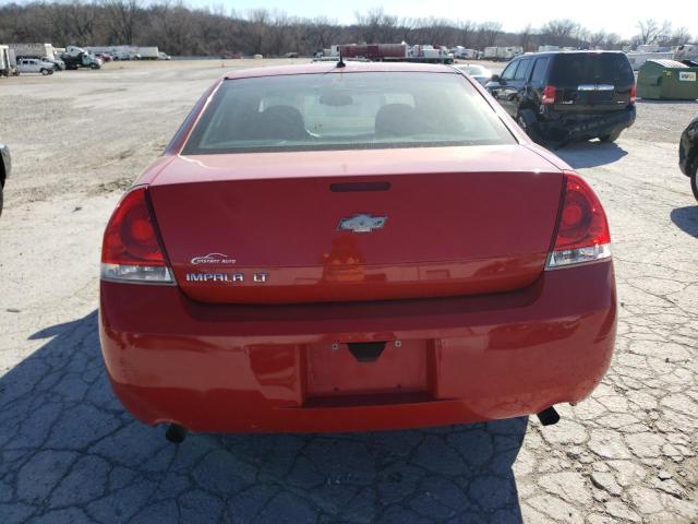 2G1WG5E34D1117587 - 2013 CHEVROLET IMPALA LT RED photo 6