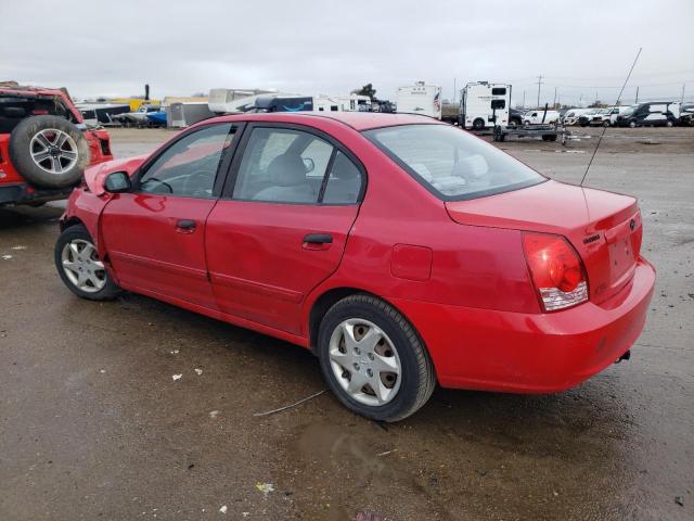 KMHDN46DX4U874306 - 2004 HYUNDAI ELANTRA GLS RED photo 2