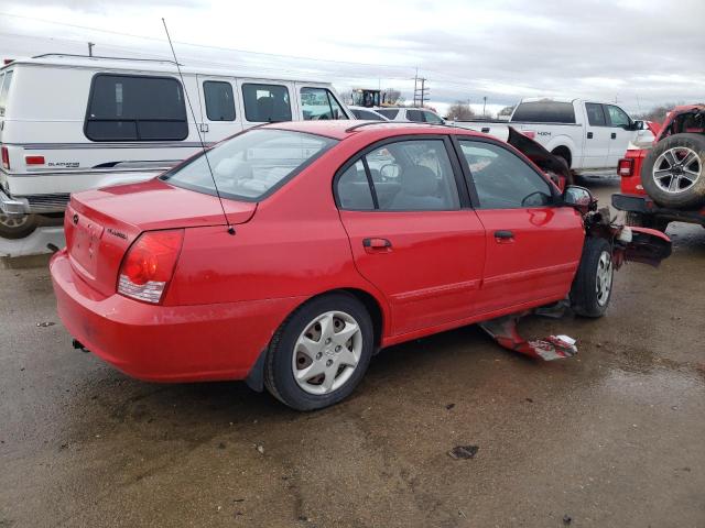 KMHDN46DX4U874306 - 2004 HYUNDAI ELANTRA GLS RED photo 3