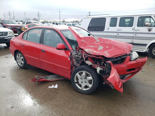 KMHDN46DX4U874306 - 2004 HYUNDAI ELANTRA GLS RED photo 4