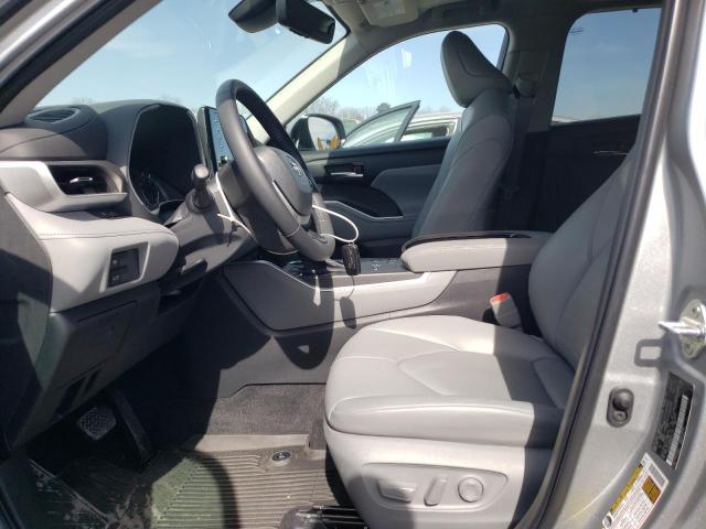 5TDGZRAHXNS124259 - 2022 TOYOTA HIGHLANDER XLE 银色 照片 7