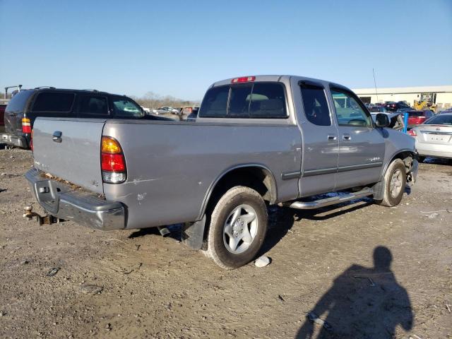 5TBRT34132S251350 - 2002 TOYOTA TUNDRA ACCESS CAB GRAY photo 3