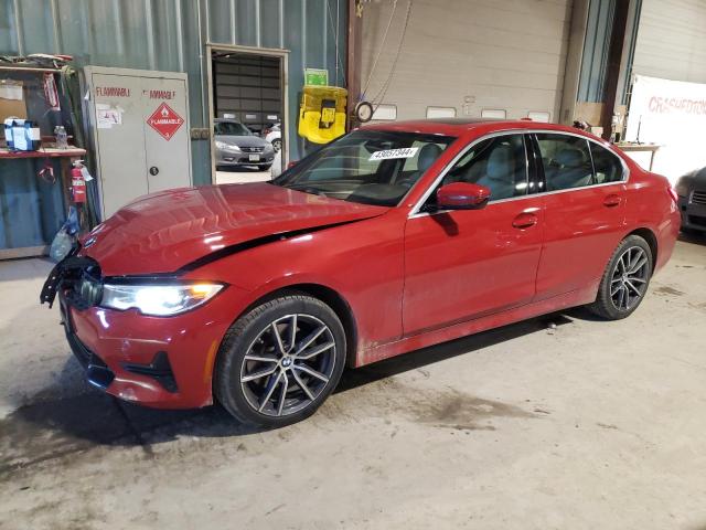 3MW5R7J03N8C49518 - 2022 BMW 330XI RED photo 1