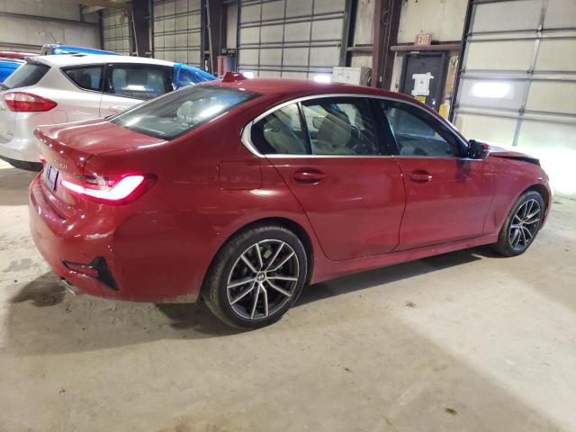 3MW5R7J03N8C49518 - 2022 BMW 330XI RED photo 3