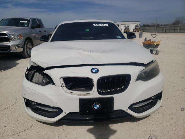 WBA1F5C54EVV99581 - 2014 BMW 228 I WHITE photo 5