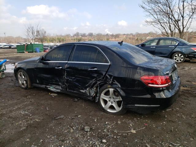 WDDHF8JB9EB066645 - 2014 MERCEDES-BENZ E 350 4MATIC BLACK photo 2