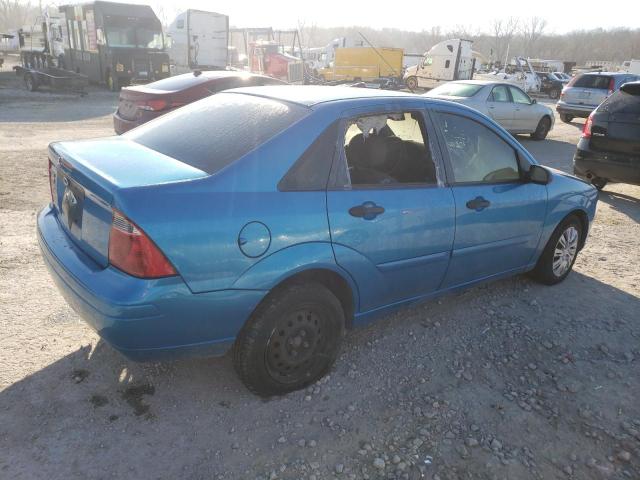 1FAFP34NX7W319545 - 2007 FORD FOCUS ZX4 BLUE photo 3