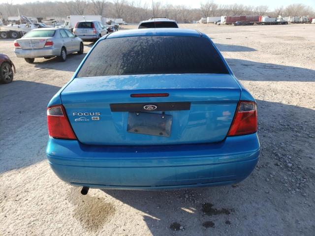 1FAFP34NX7W319545 - 2007 FORD FOCUS ZX4 BLUE photo 6