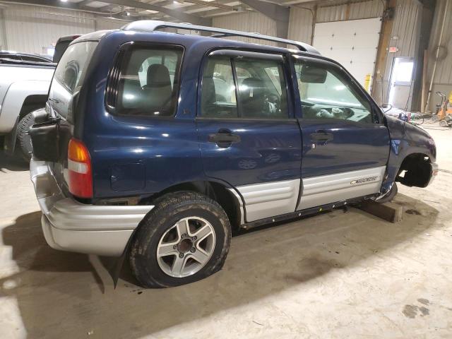 2CNBJ634026935161 - 2002 CHEVROLET TRACKER LT BLUE photo 3