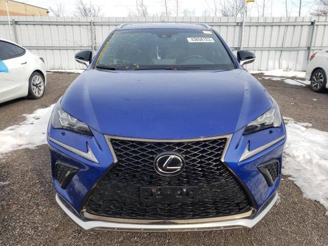 JTJBARBZ6J2178391 - 2018 LEXUS NX 300 BASE Niebieski zdjęcie 5
