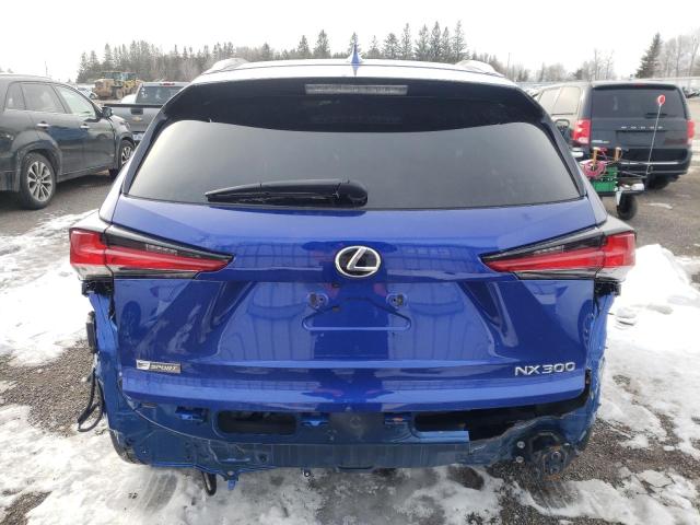 JTJBARBZ6J2178391 - 2018 LEXUS NX 300 BASE Niebieski zdjęcie 6