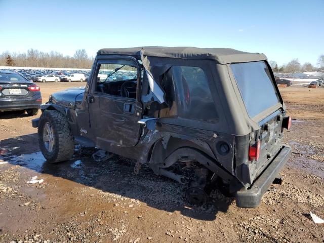 1J4FA49S84P715232 - 2004 JEEP WRANGLER / SPORT BLACK photo 2