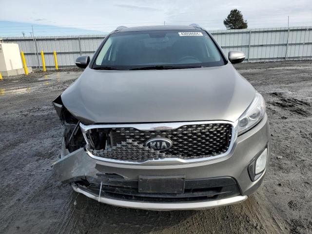 5XYPKDA58GG006272 - 2016 KIA SORENTO SX SILVER photo 5