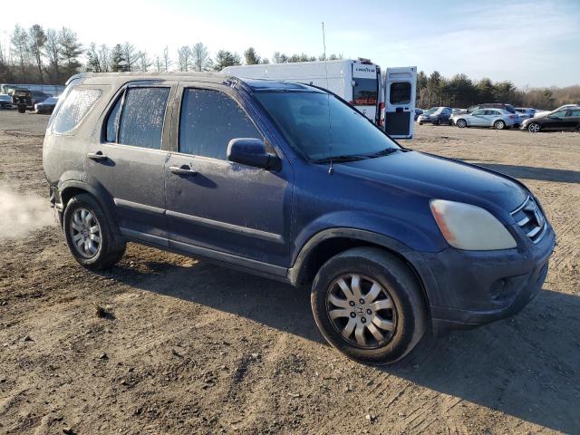 SHSRD78895U325522 - 2005 HONDA CR-V EX BLUE photo 4