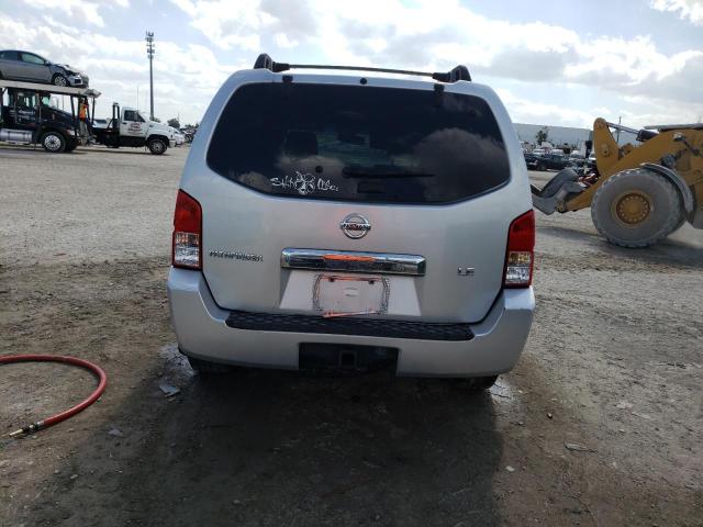 5N1AR18W45C747661 - 2005 NISSAN PATHFINDER LE ვერცხლისფერი ფოტო 6