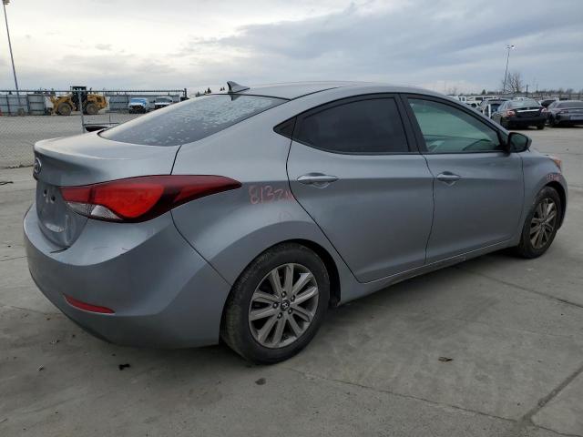 KMHDH4AE9FU348453 - 2015 HYUNDAI ELANTRA SE SILVER photo 3