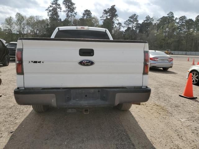 1FTRX12849FB47654 - 2009 FORD F150 SUPER WHITE photo 6