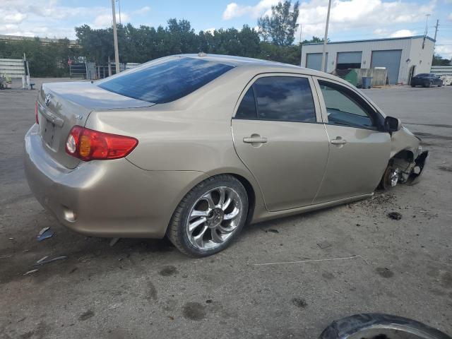 1NXBU4EEXAZ321106 - 2010 TOYOTA COROLLA BASE BEIGE photo 3