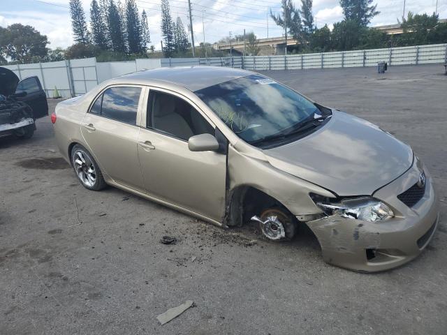 1NXBU4EEXAZ321106 - 2010 TOYOTA COROLLA BASE BEIGE photo 4